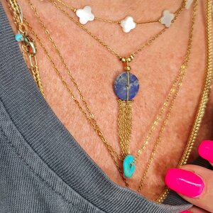 Collier " Lapis-lazuli brut"
