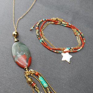 Sautoir multi gri-gri